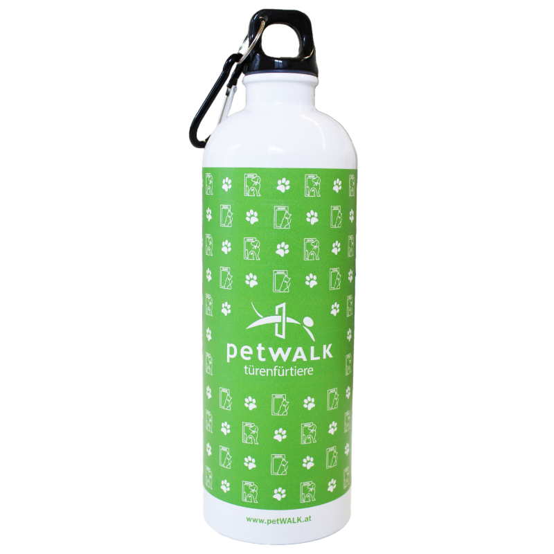 Bouteille d'eau en acier inoxydable petWALK 750 ml